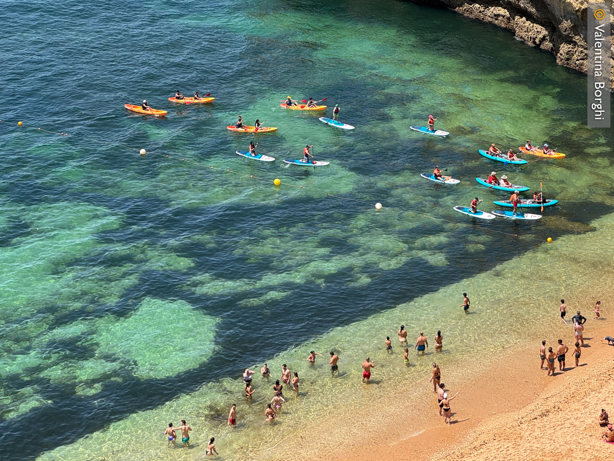 kayak a Praia de Benagil
