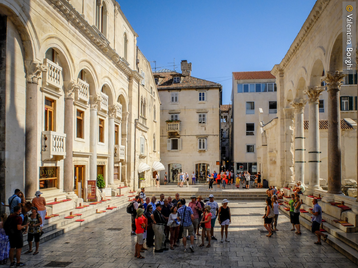 centro storico di Spalato, Croazia