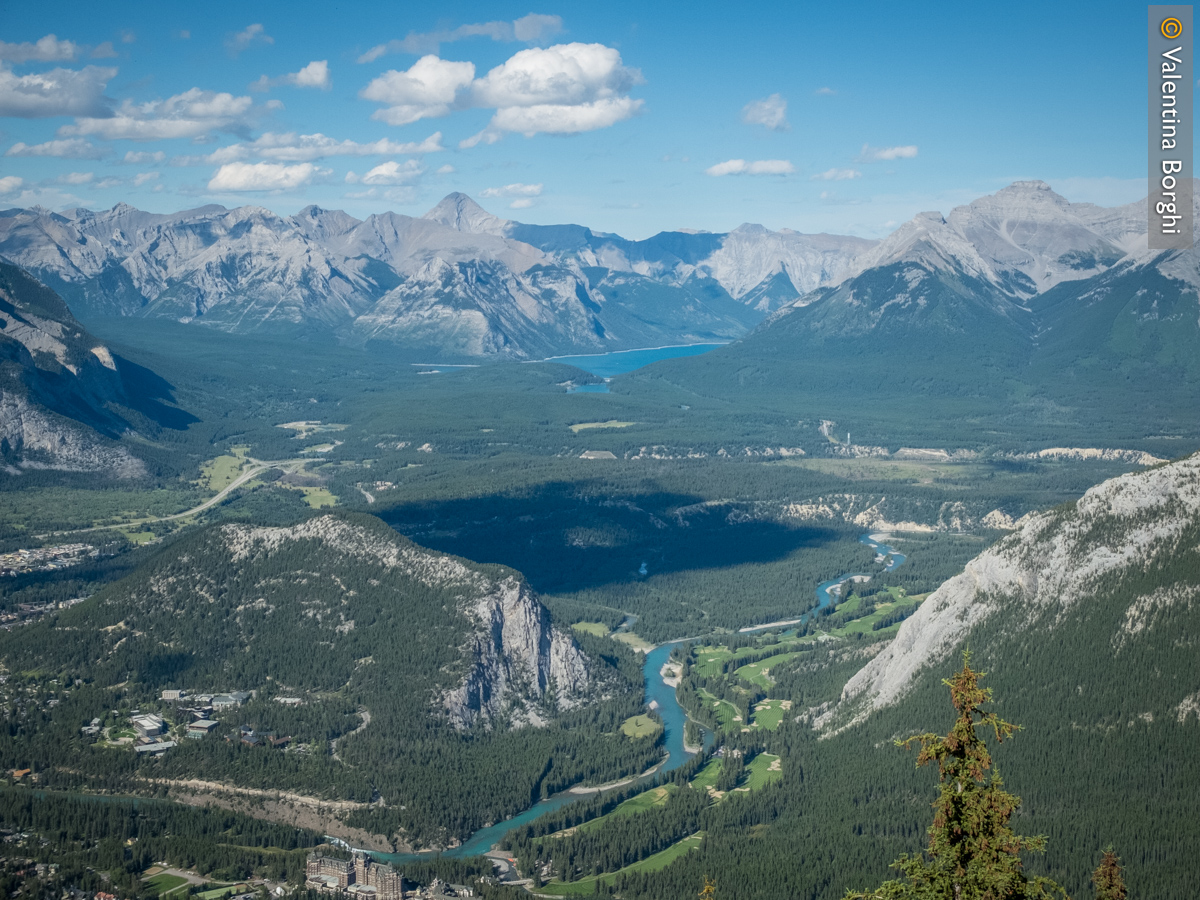 vista da Sulphur Mountain, Banff