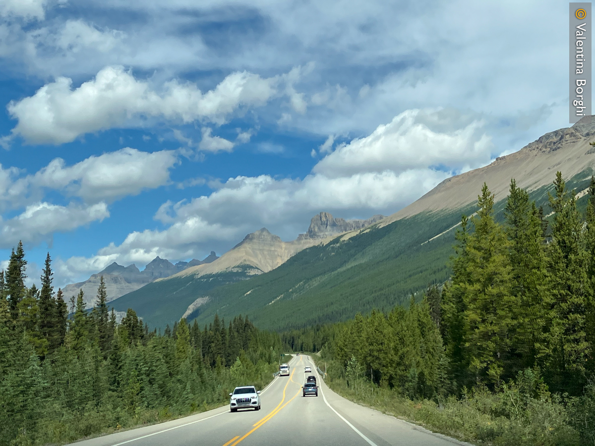 strada nel Banff National Park