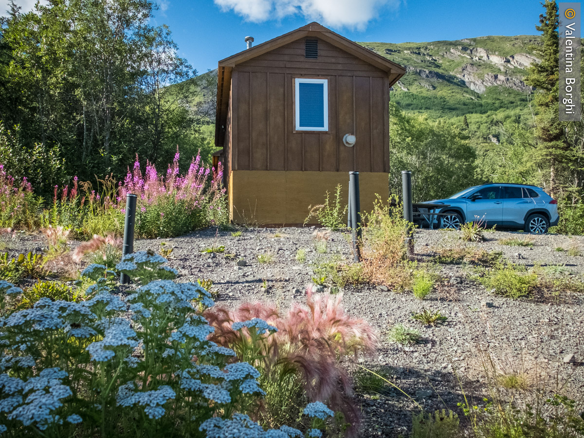 Cabins in Alaska lungo la Richardson Highway