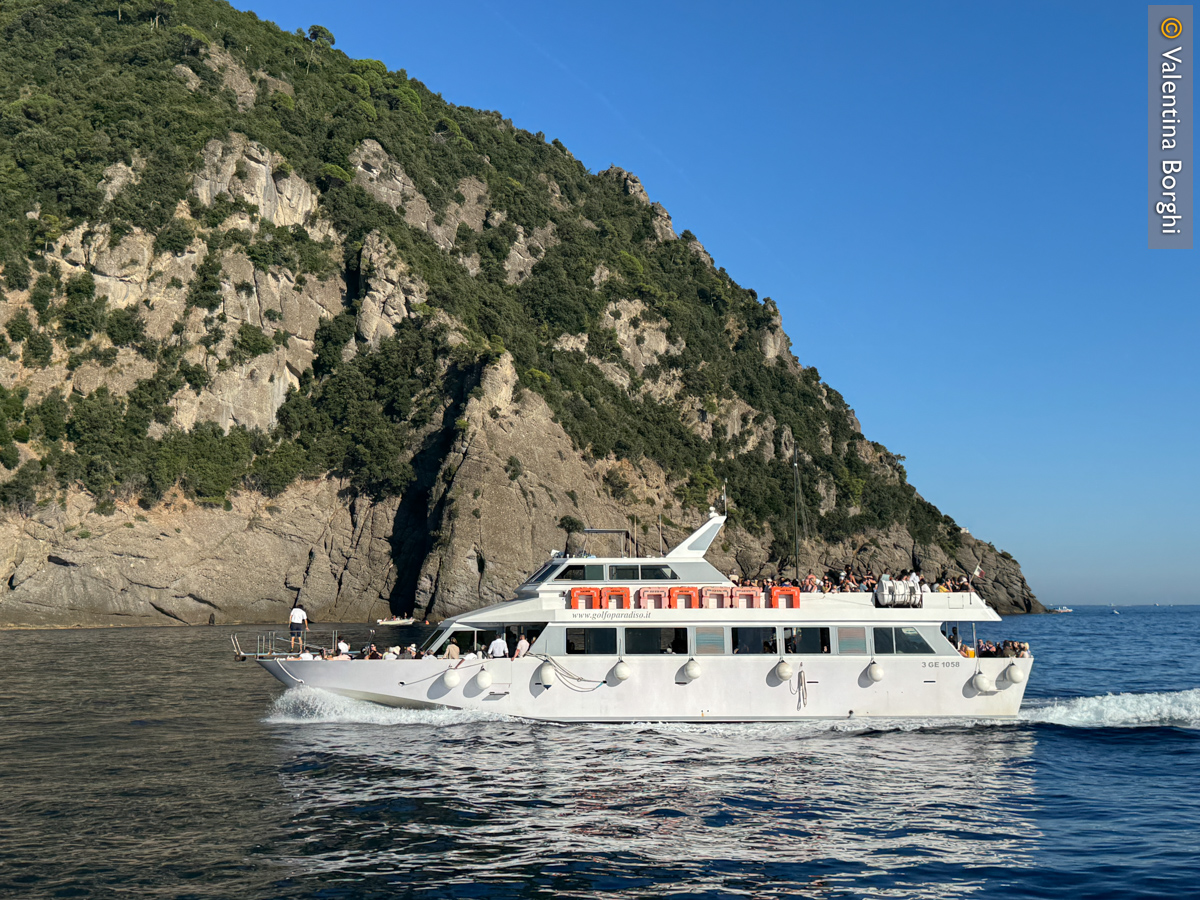 Battello per raggiungere San Fruttuoso 