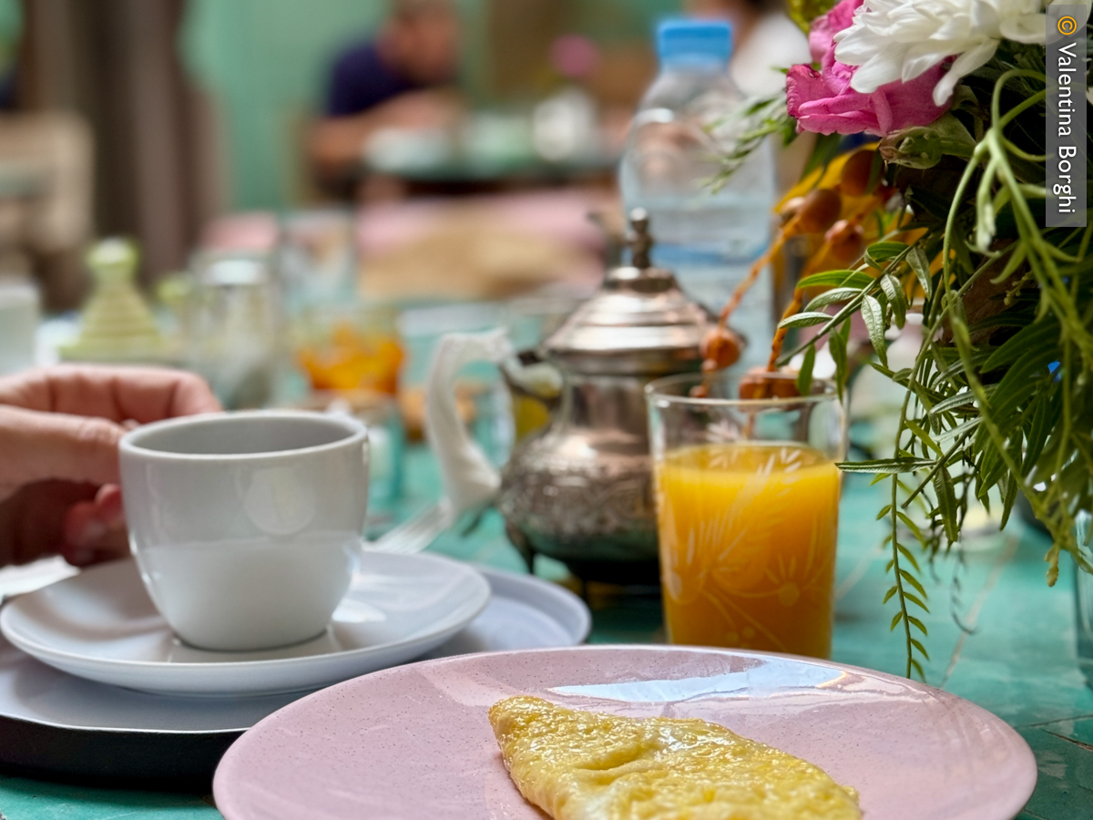 colazione in riad a Marrakech