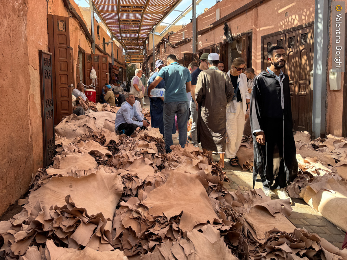 Souq dei conciatori, Marrakech