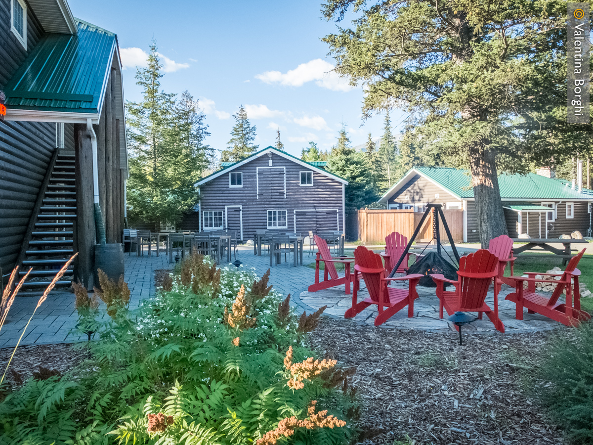 Lodge nel Jasper National Park, Canada