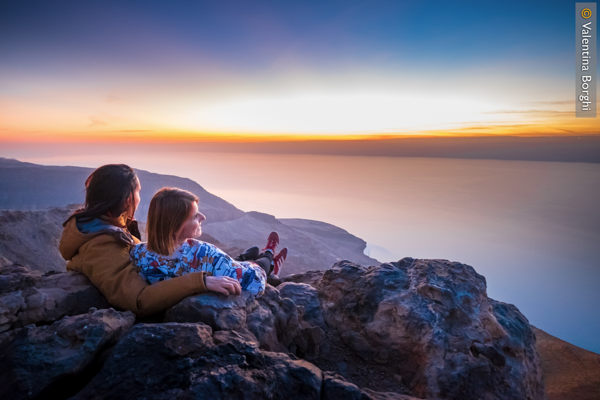 Tramonto sul Mar Morto