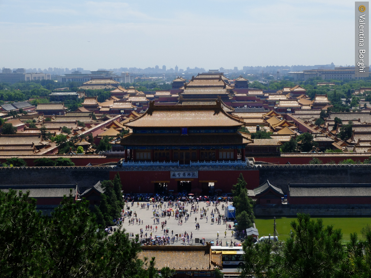 la Città Proibita vista da  Jingshan Park