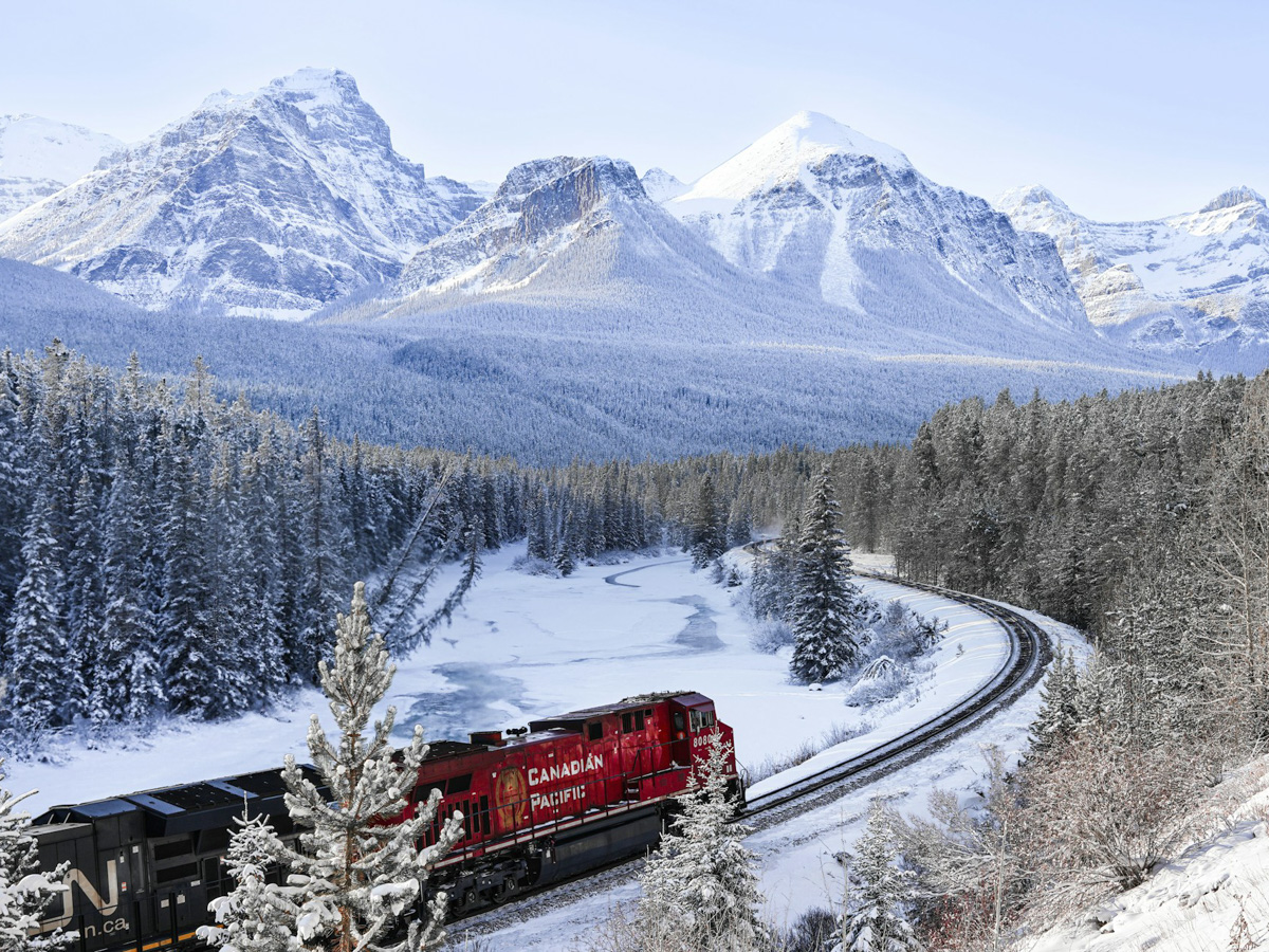 Banff National Park con la neve, Canada