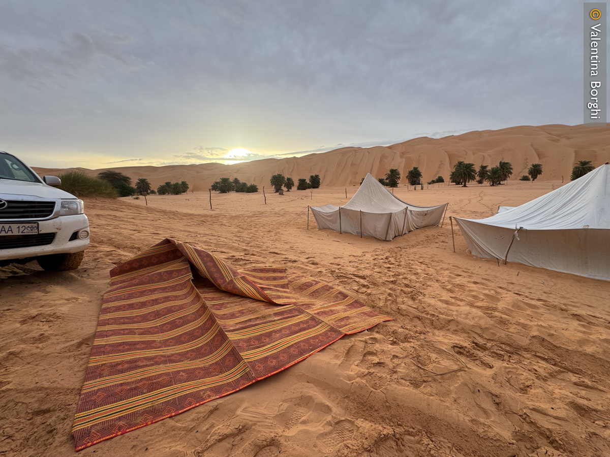 accampamento in Mauritania