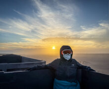 io sul treno del ferro in Mauritania