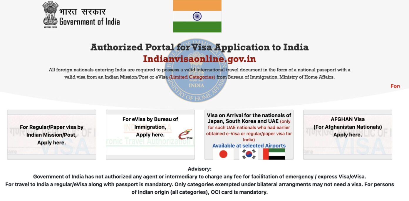 visto elettronico per l'India