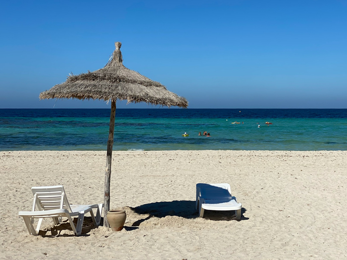 spiaggia di Djerba, Tunisia