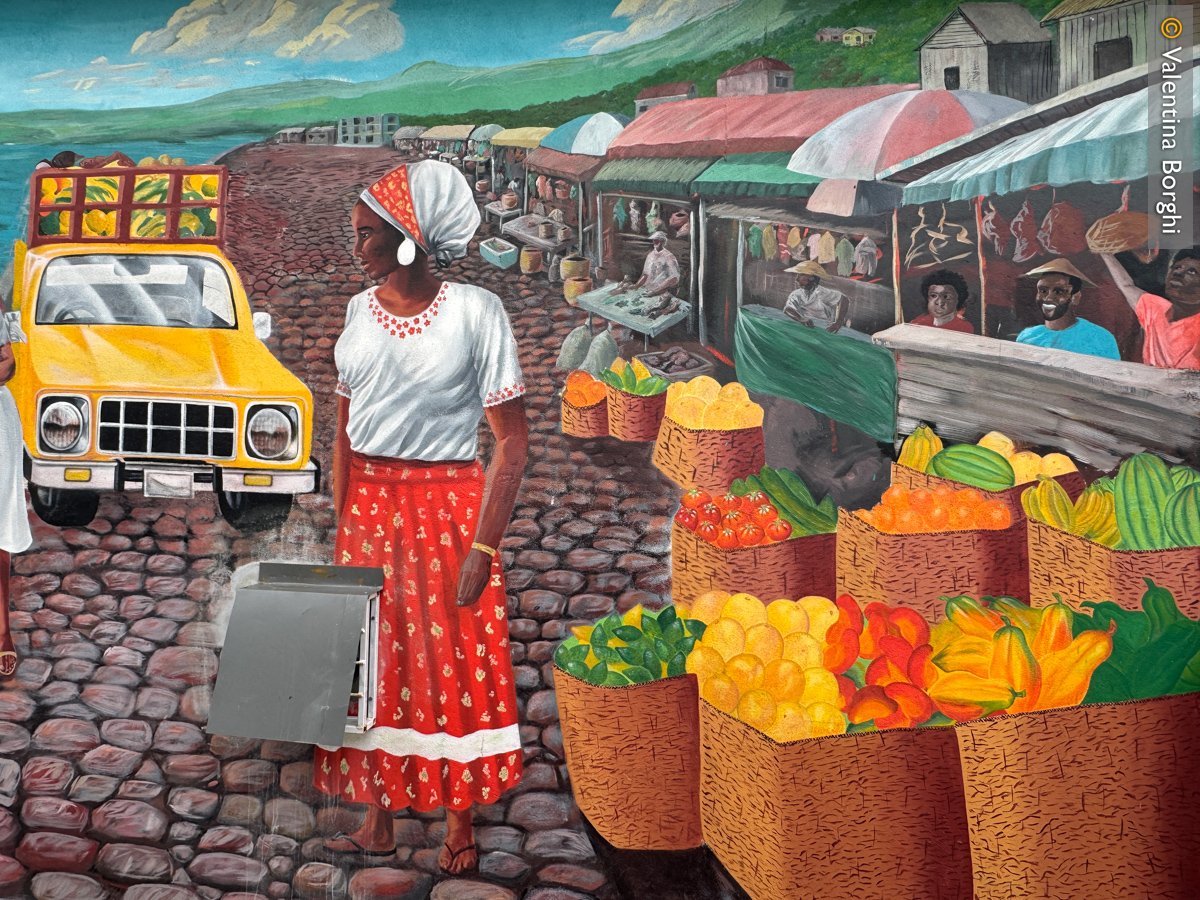 murales a Castries, St Lucia