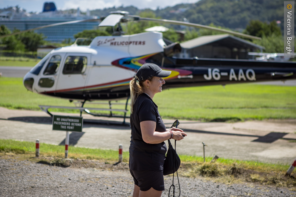 giro in elicottero a Santa Lucia