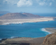 La Graciosa vista da Lanzarote, Canarie