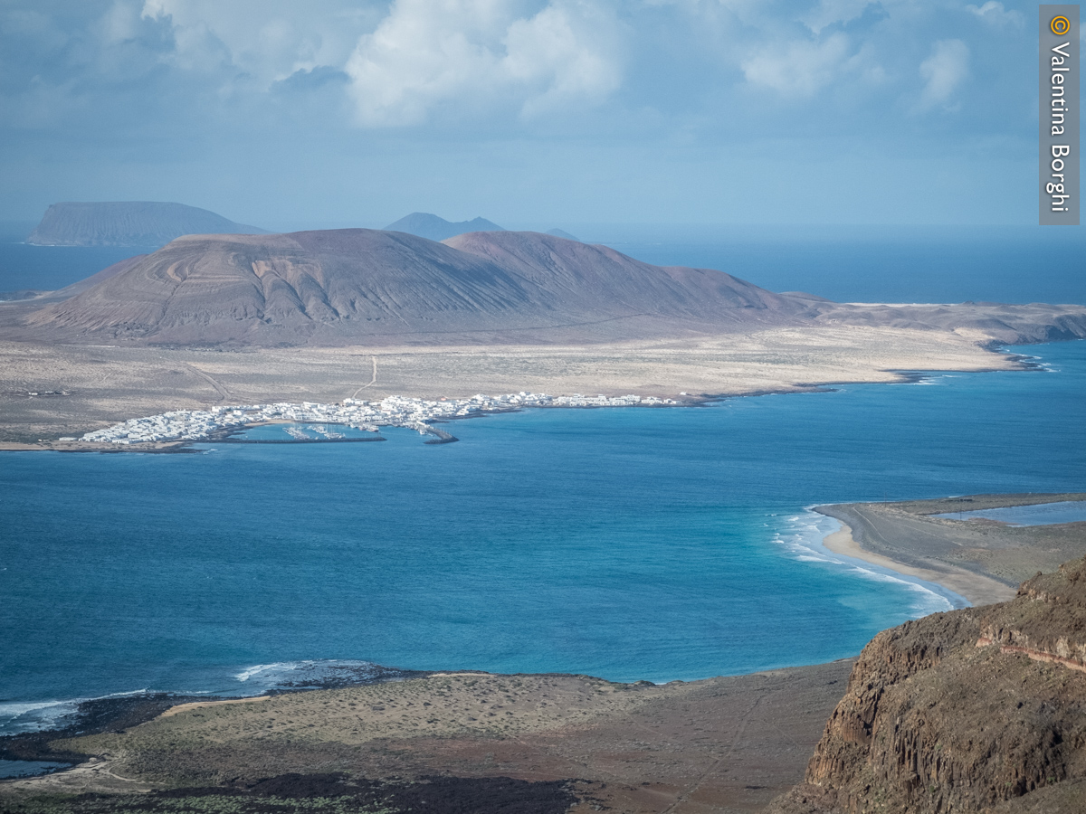 La Graciosa vista da Lanzarote, Canarie