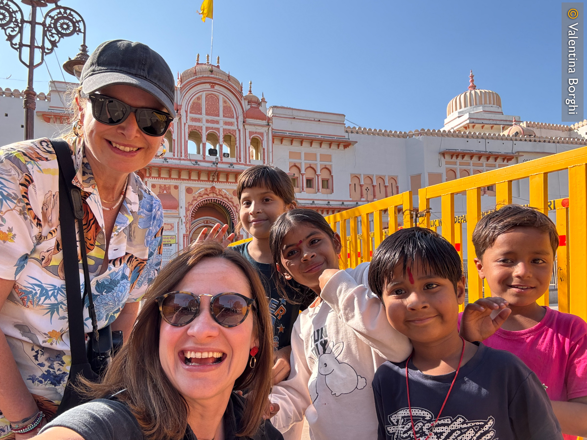 Orchha con i locals, India