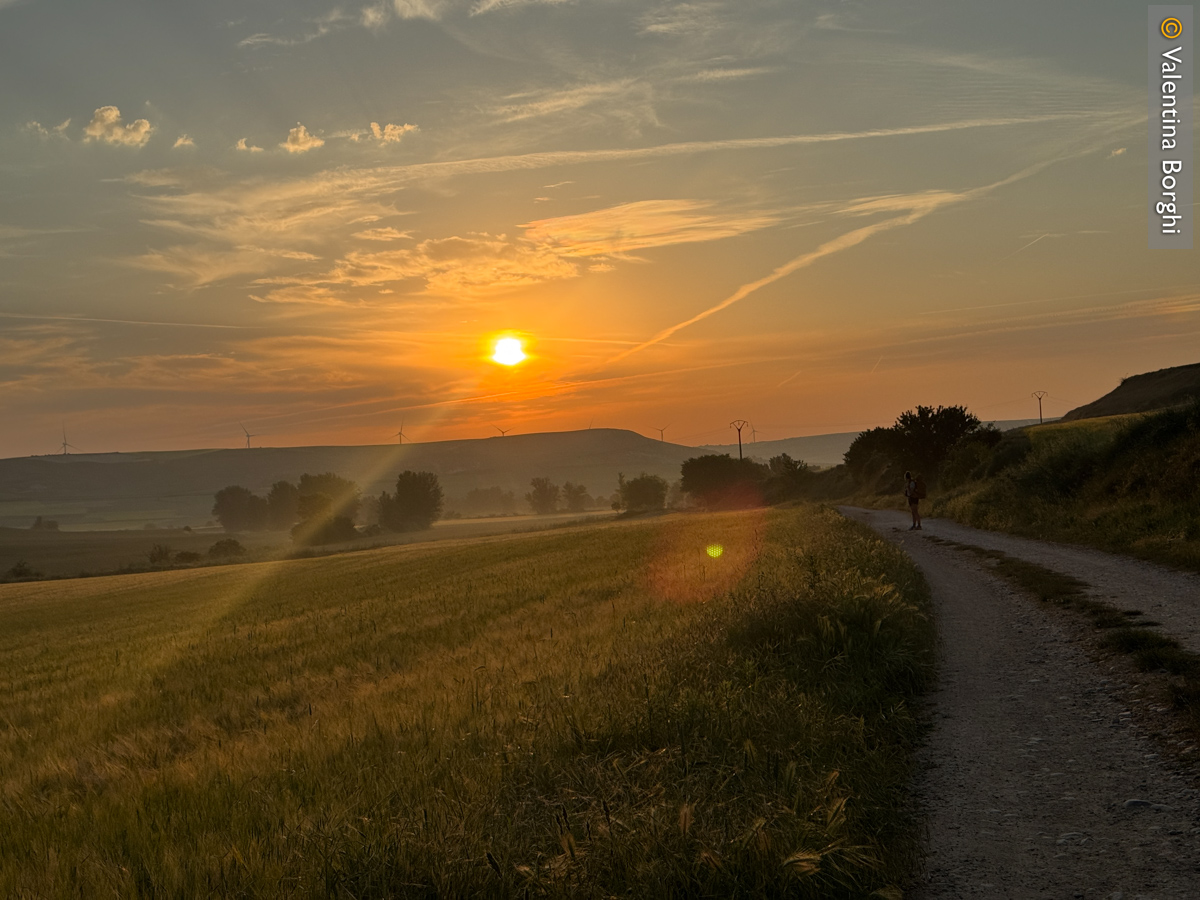 alba sul Cammino francese