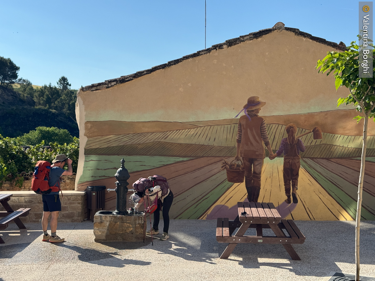 un paesino lungo il Cammino