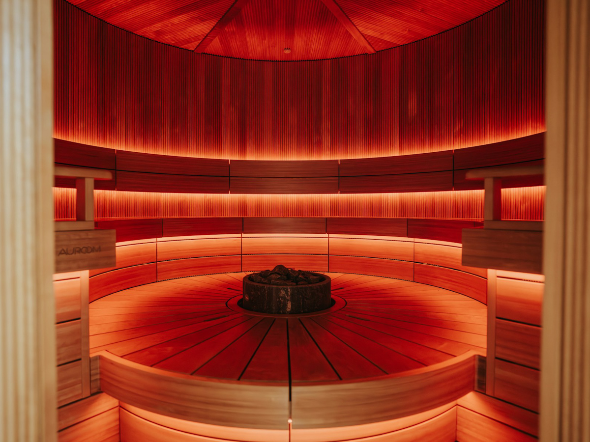 sauna spa di lusso 