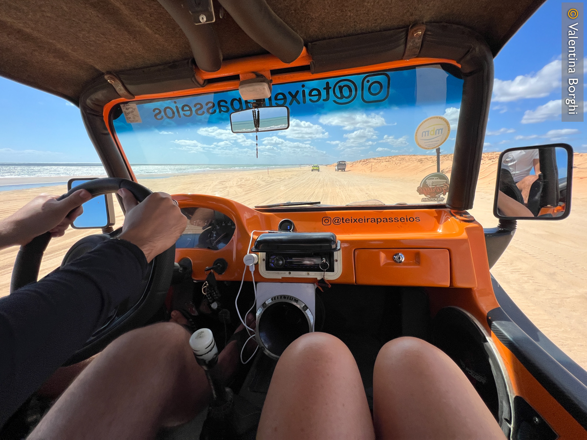 in dune buggy a Jericocoara, Brasile