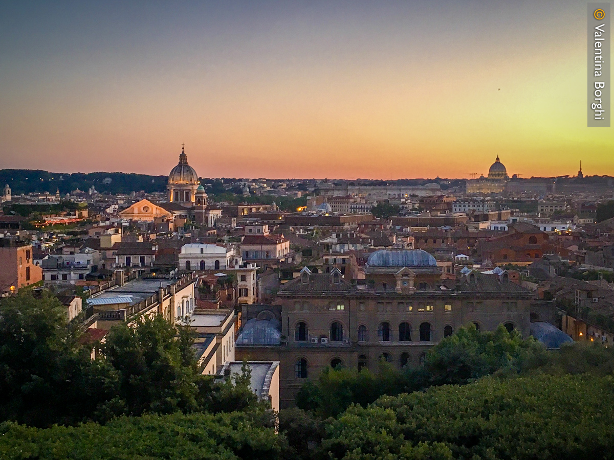 Tramonto su Roma